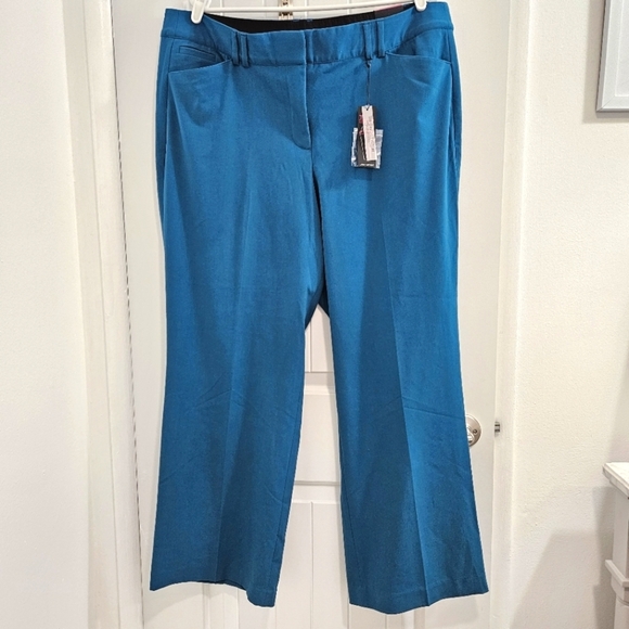 Lane Bryant-Teal-Lena-Classic Trouser-Plus Size 20 NWT - Picture 1 of 8